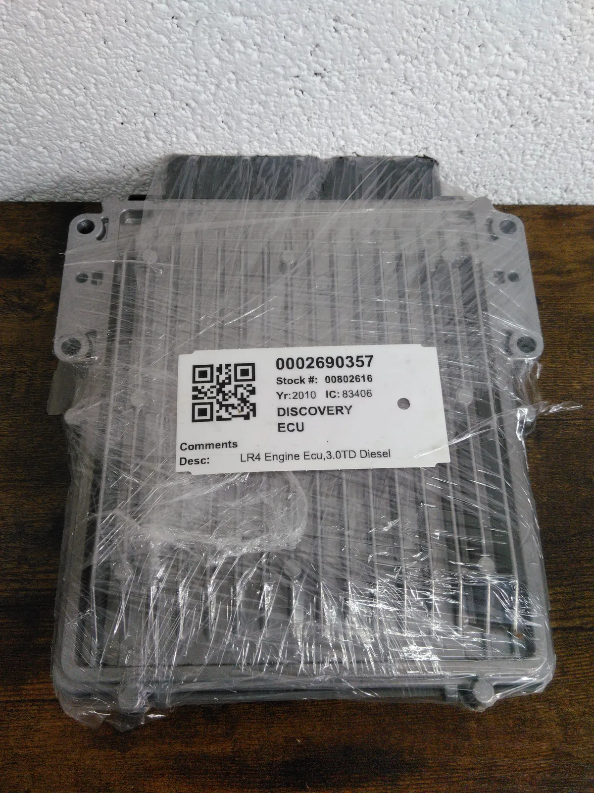 LAND ROVER DISCOVERY ECU ENGINE 9X2Q-12A650-PAE 3.0L Diesel 09-16