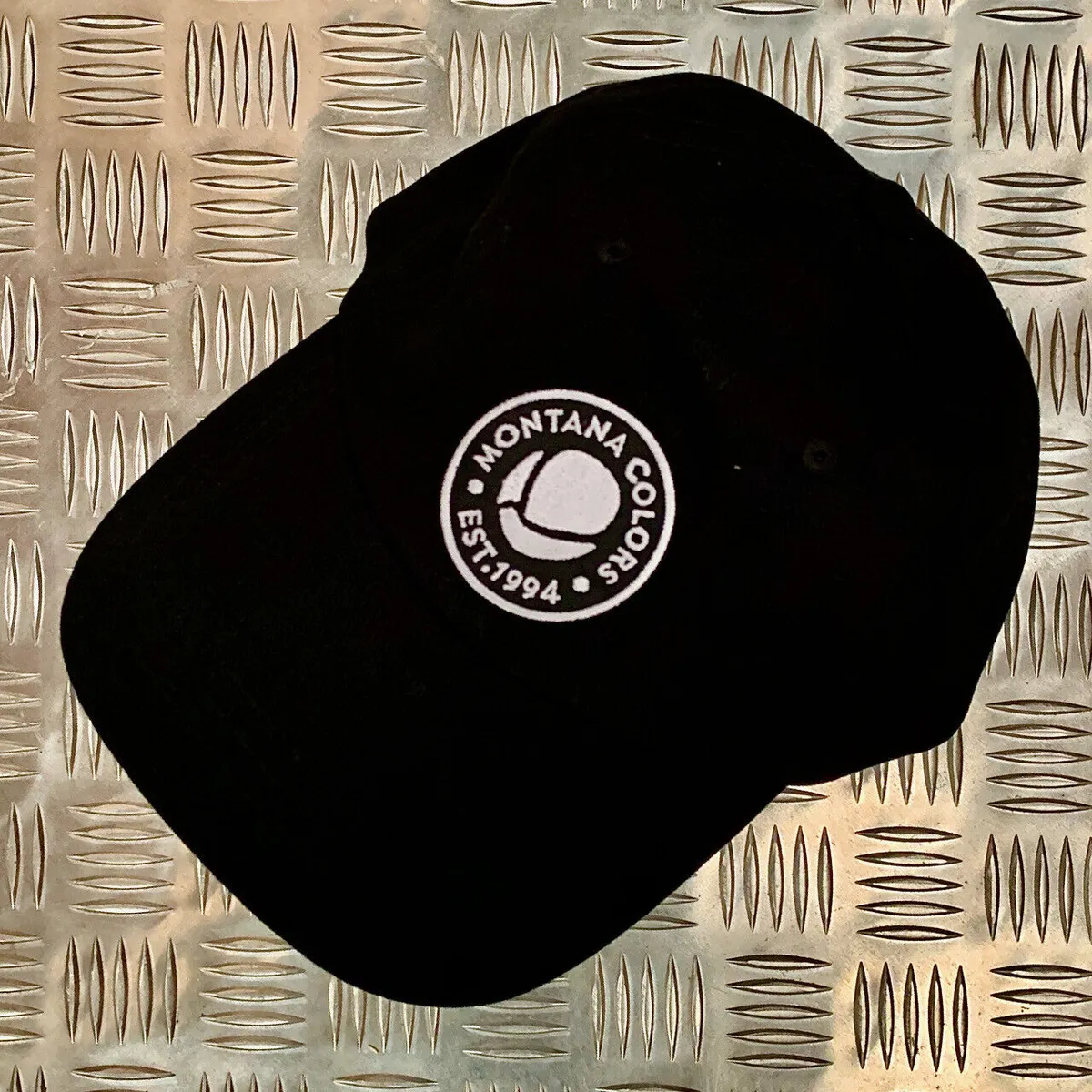 MTN Polo Cap - Est.1994 by Montana Colors - Black with Black & White Logo Detail