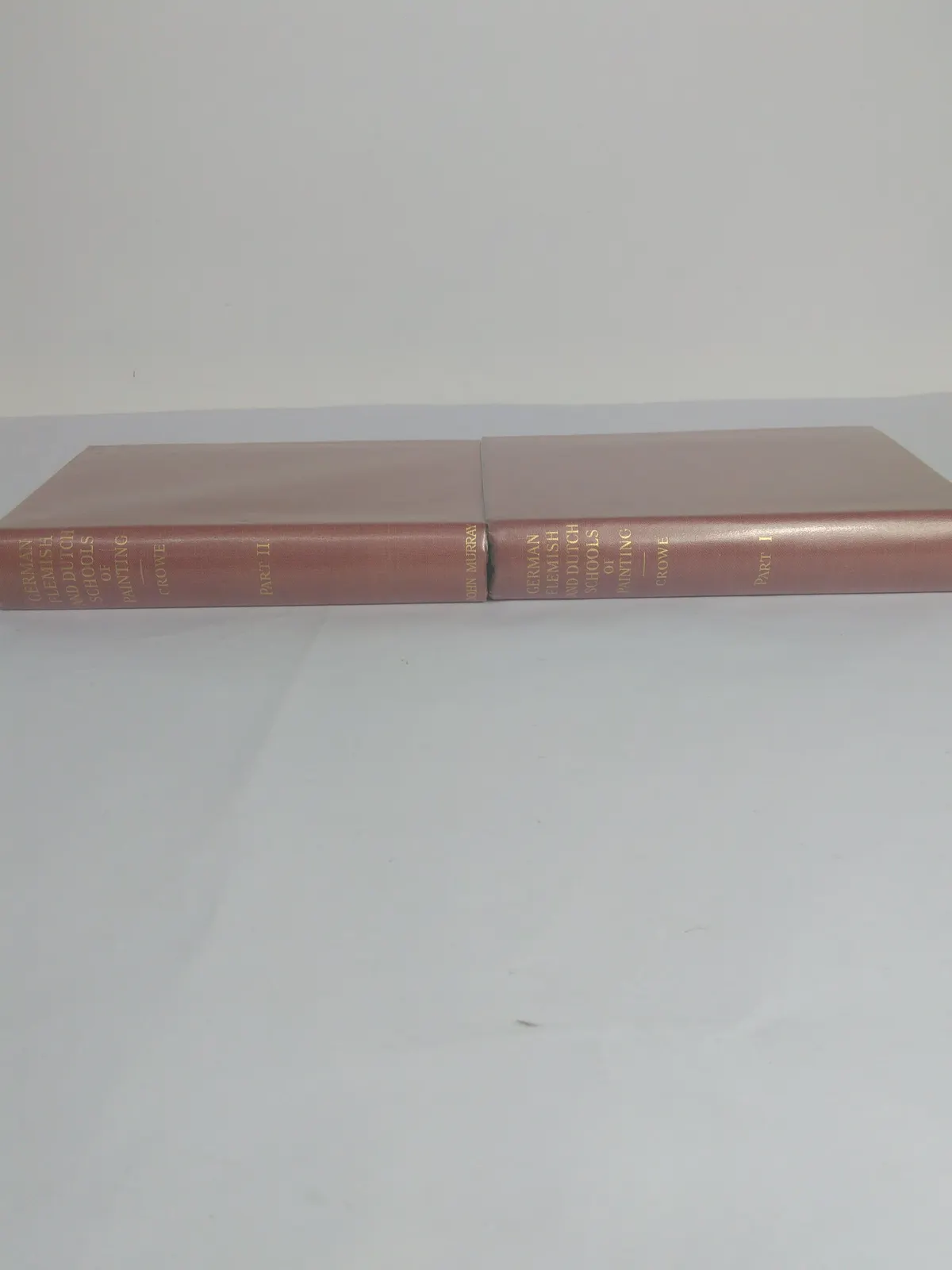 THE GERMAN, FLEMISH AND DUTCH SCHOOLS OF PAINTING in II VOLS ~1911 JOHN MURRAY~