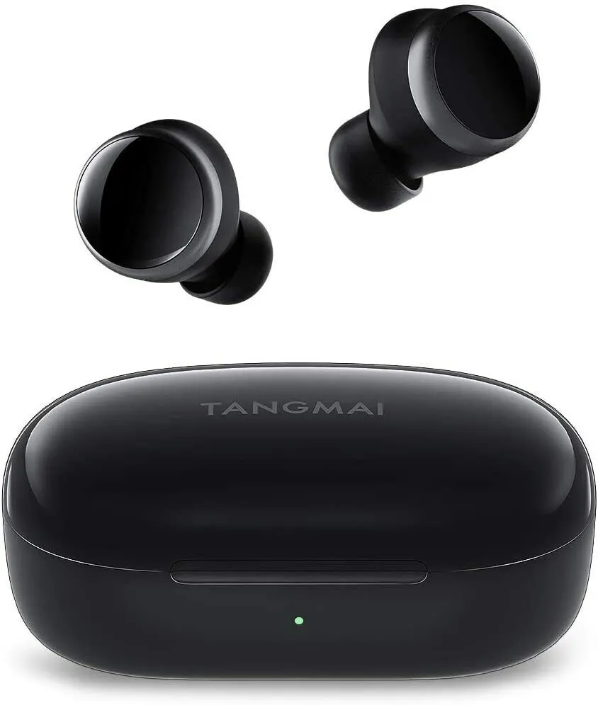 TANGMAI W0 Bluetooth 5.0 wireless earphones with Microphone, 30H Playtime, BNIB