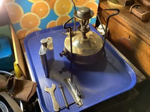 Vintage paraffin primer stove