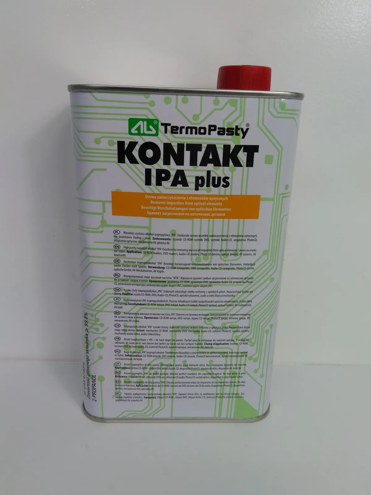 ALCOHOL 99.9% PURE IPA Isopropanol Isopropyl // GERMS BACTERIA KILLER -1000ml 1L