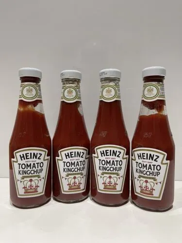 x4 Heinz Tomato Kingchup - King Charles Coronation - Limited Edition 570 👑