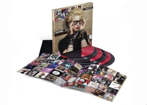 Madonna Finally Enough Love 6 LP Vinyl Box RED & BLACK Colour 50 Number Ones NEW