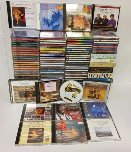 119 x Classical CD JobLot - Deutsche Grammophon Naxos EMI Decca Philips Telarc