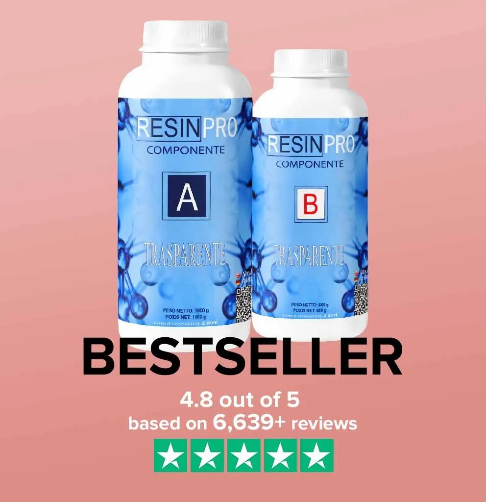 16kg Non-Toxic Clear Epoxy Resin (Resin + Hardener, Water Effect, Glossy) 🔥