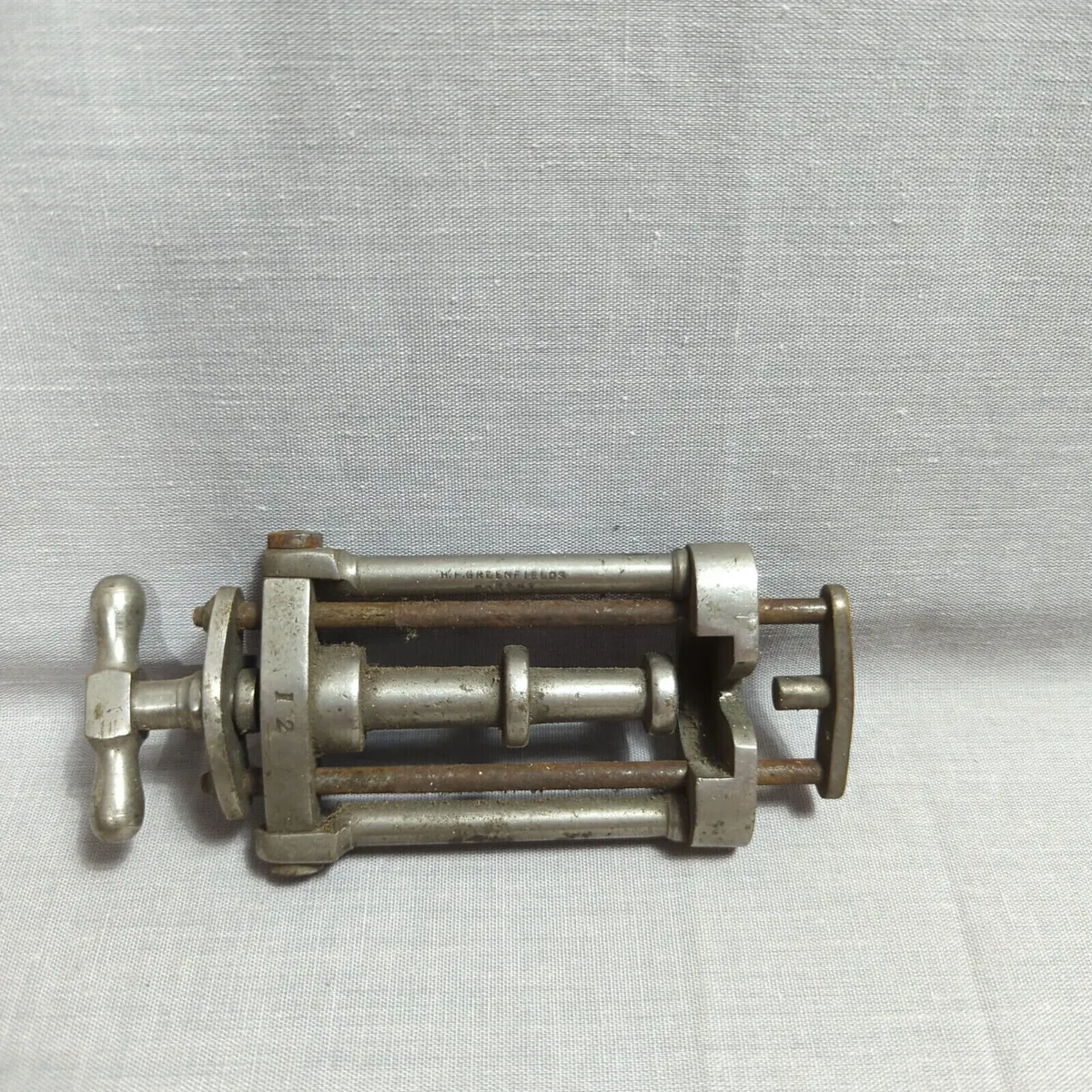 Extremely Rare Antique Cartridge Reloading Tool Capper H.F.Greenfields Patent 12