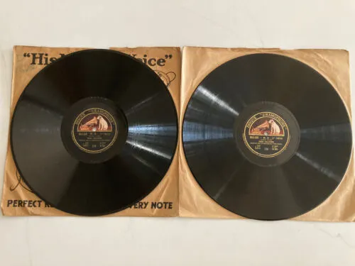 Magda Tagliaferro 78rpm 12” X2 Ballade -op-19 (Gabriel Faure) HMV W-984/W-985