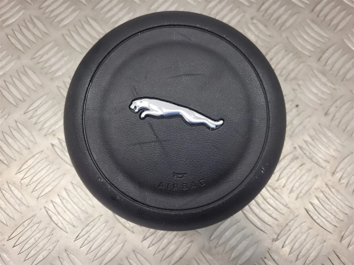 2017 JAGUAR F-PACE X761 STEERING WHEEL LEATHER A/BAG DRIVERS GX73-043B13-BE8PVJ