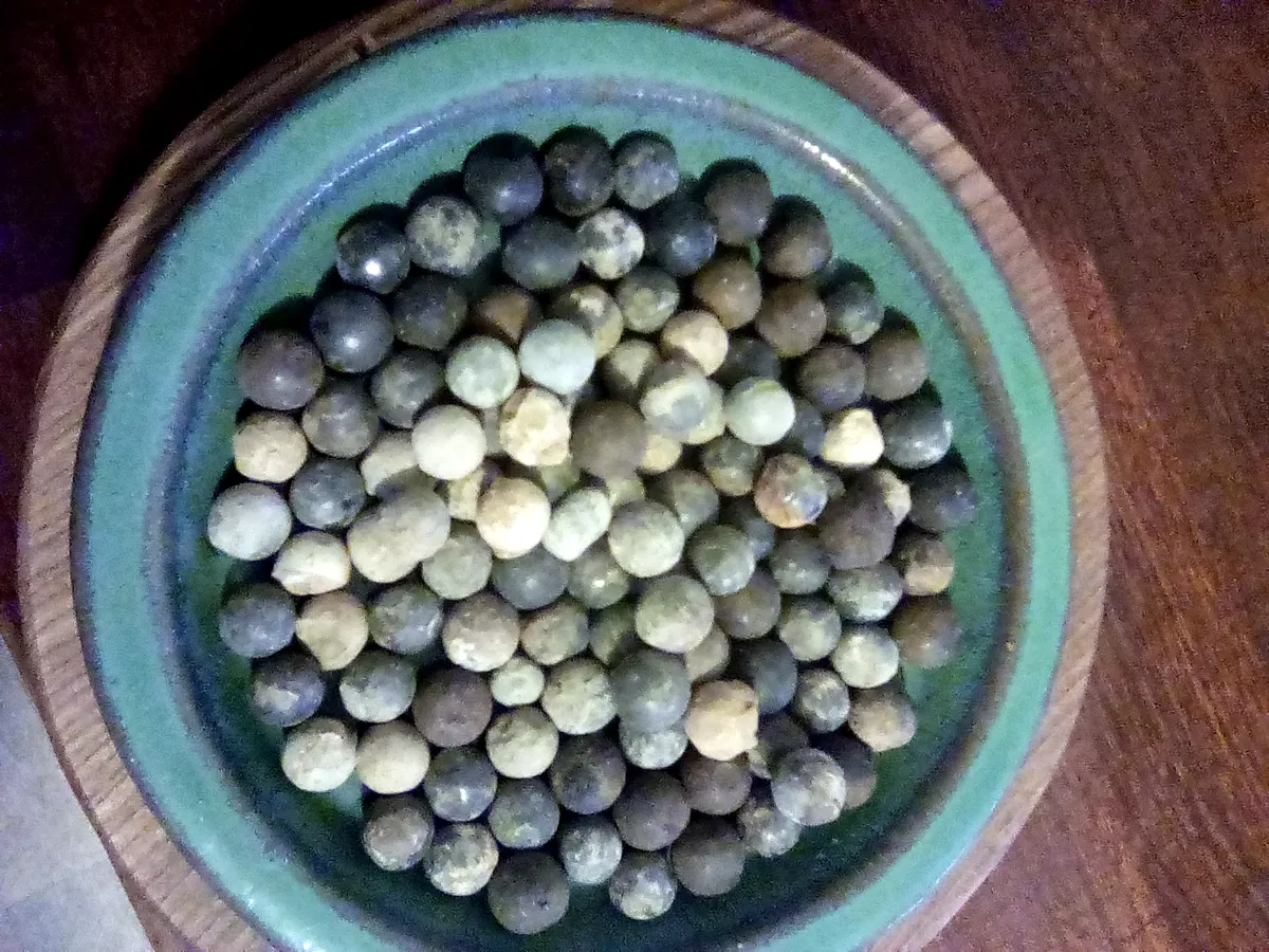 Ww1 relic somme shrapnel balls (Approx 700g)