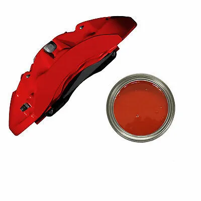 Premium Red Brake Caliper Drum Paint Kit For Honda High Gloss Finish