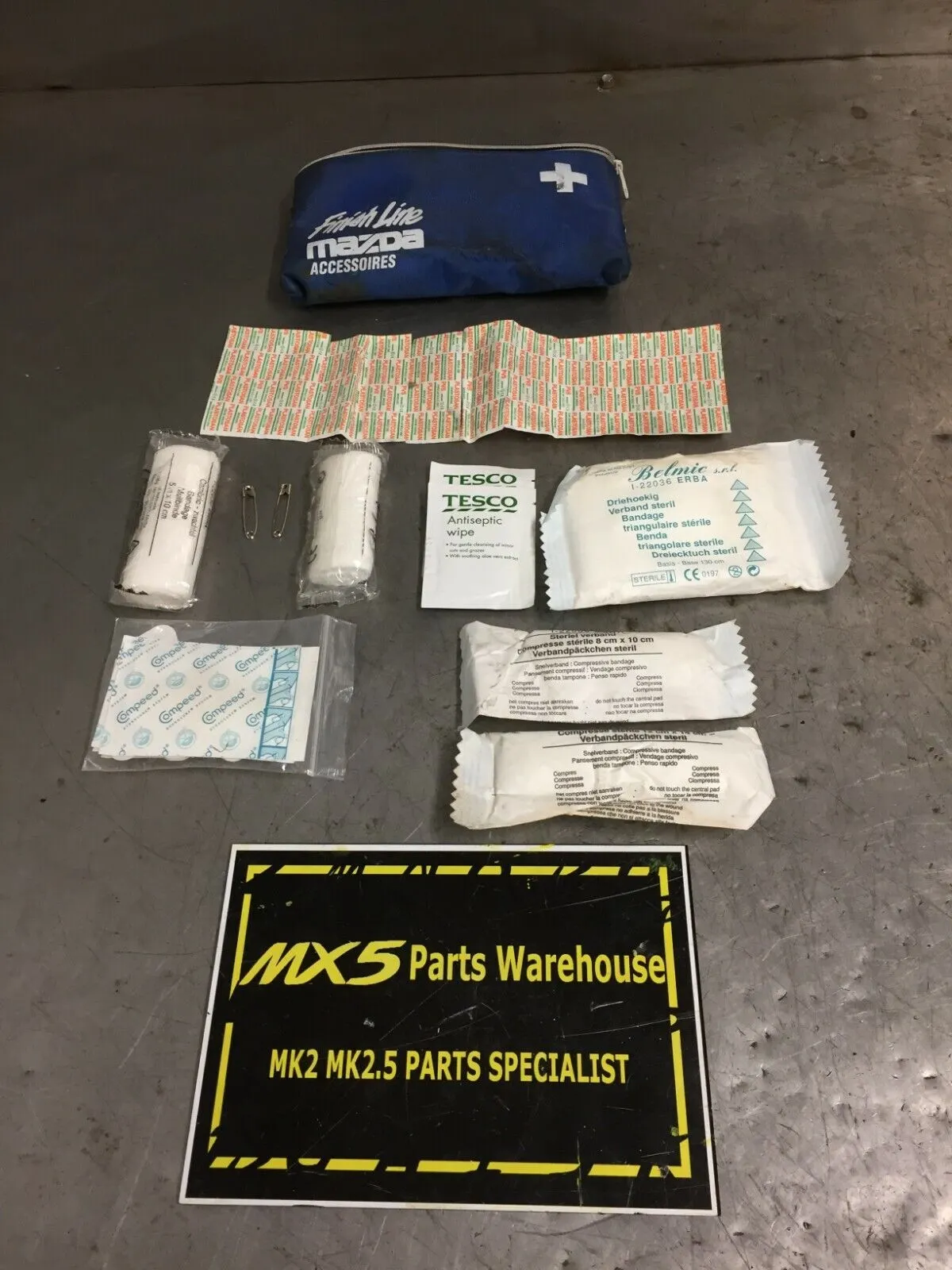 MAZDA MX5 MK2 MK2.5 NB NBFL 1998-2005 1.6 1.8 OEM ORIGINAL FIRST AID MED KIT