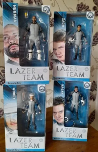 Lazer Team Figures X4 New Boxed Yr 2016 5" Zach Hagan Herman Woody
