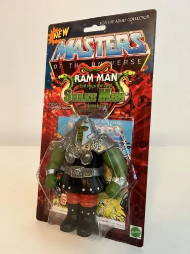 CUSTOM Ram Man Snake Men Masters Of The Universe Action Figure 5.5” MOTU Toy