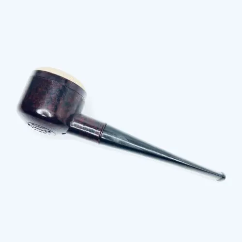 Buttner Pipe Vintage 1940s Patent Ceramic & Bakelite Brown Tobacco Smoking Pipe