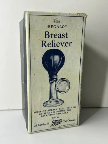 Vintage Boots The Chemist The "Regalo" Hand Pump Lactation Breast Reliever & Box