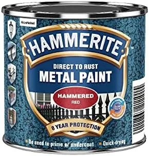 015 Hammered Metal Paint Red 250ml 5092961 Hammerite Genuine Top Quality Product