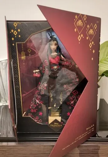 Disney Store Mulan Ultimate Princess Celebration Limited Edition Doll New