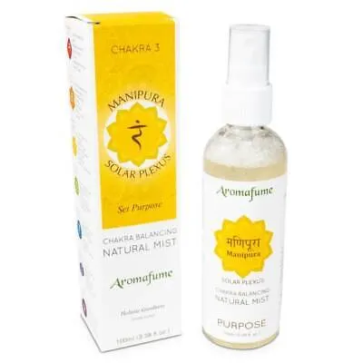 3 x 100ml - Aromafume Solar Plexus Chakra Balancing Mist Manipura