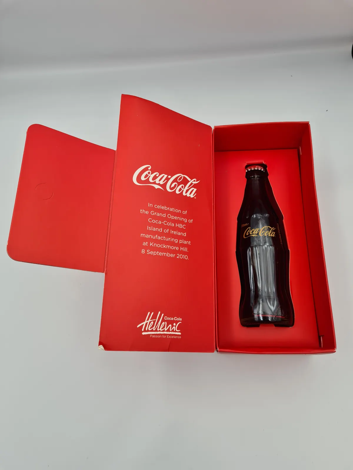 Coca Cola Limited Edition Rare FACTORY OPENING Bottle