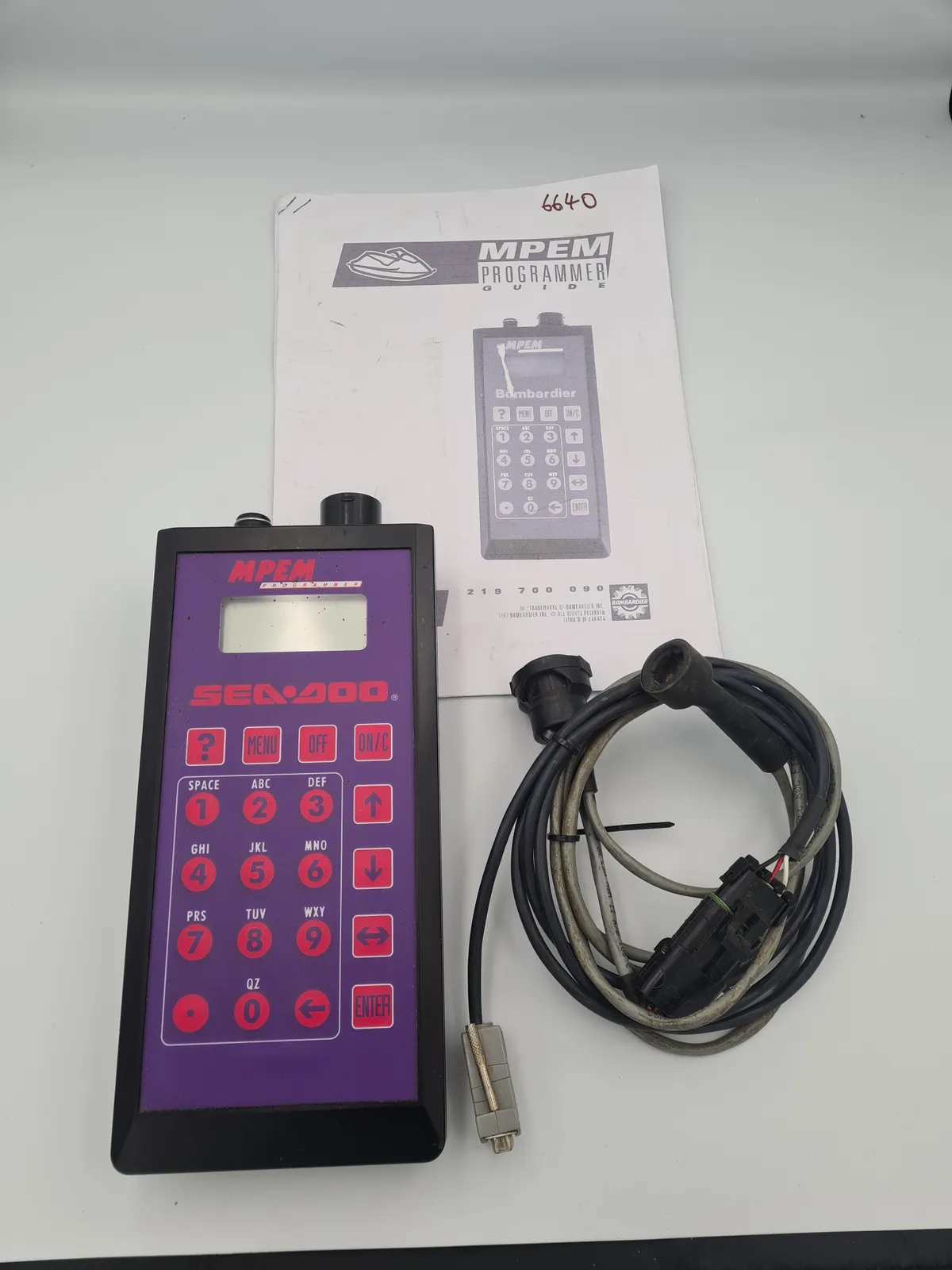 Sea doo MPEM Programmer 278000802 working with code / lead