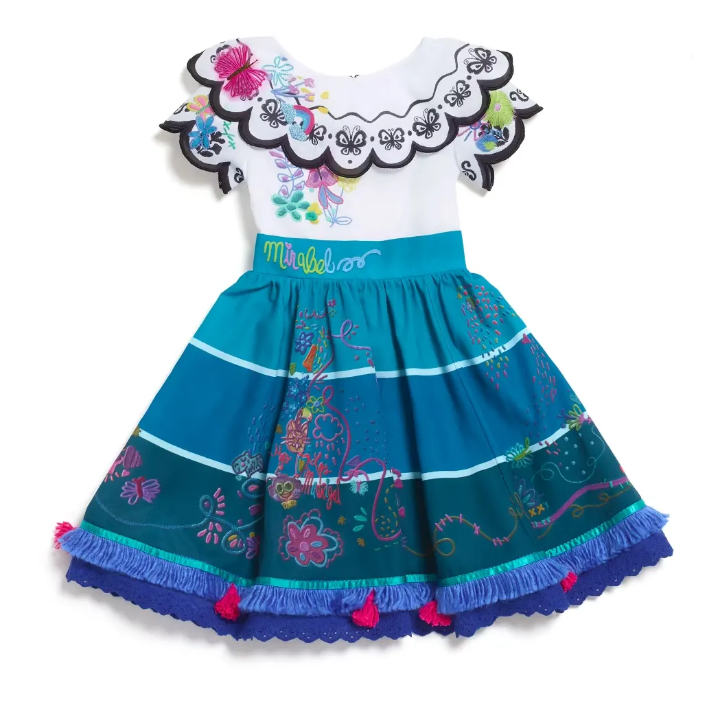 Mirabel Costume For Kids, Encanto (Age 4)