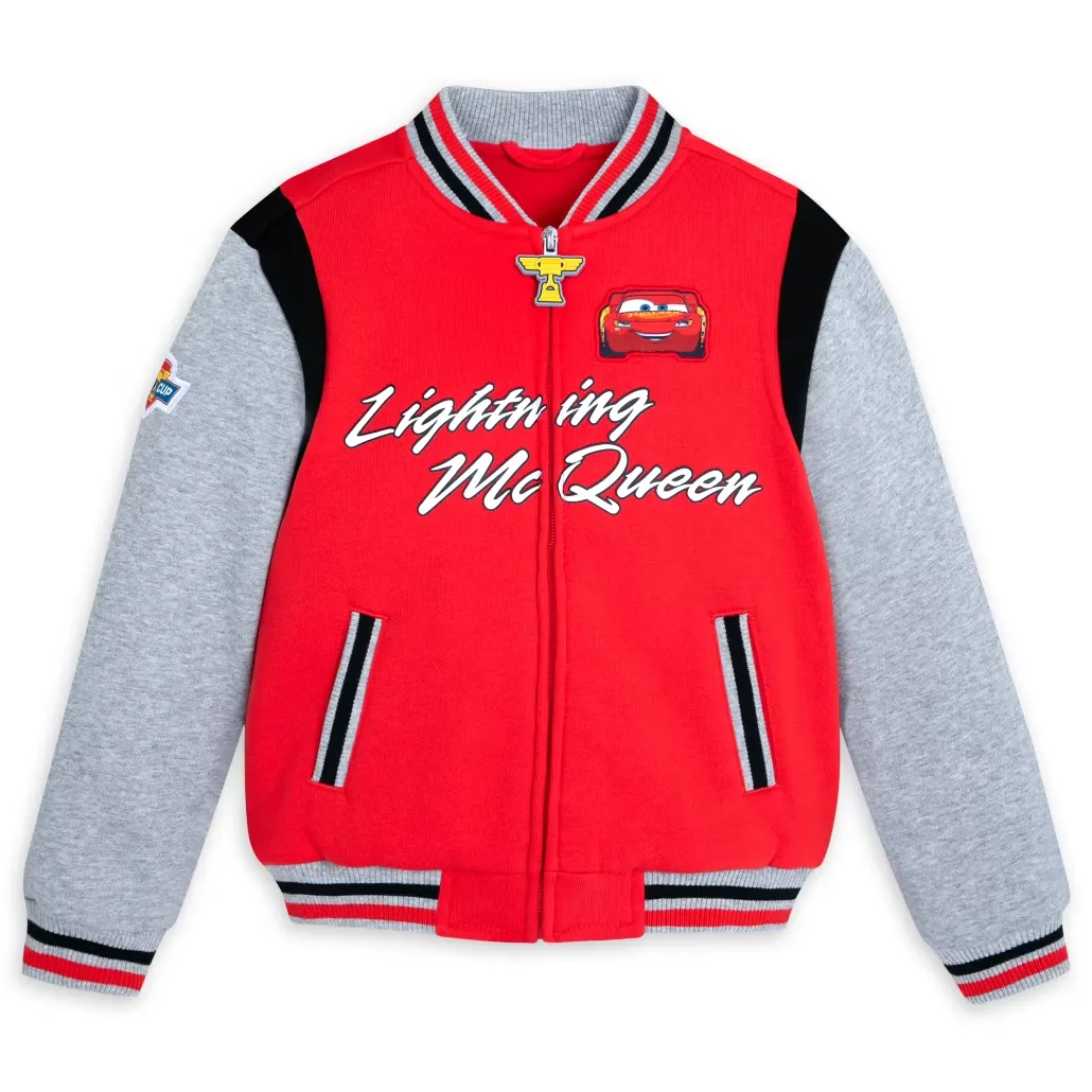Lightning McQueen Varsity Jacket For Kids, Disney Pixar Cars (7-8 Years)