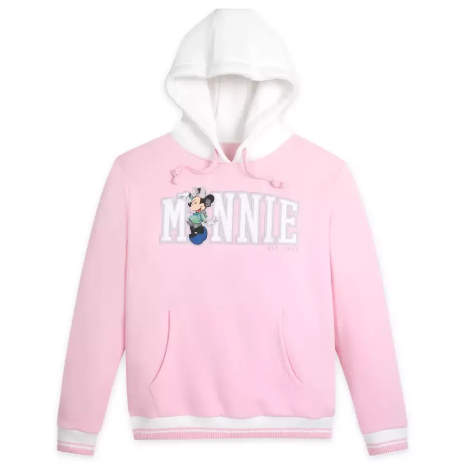 Disney Minnie Mouse Pullover Hoodie for Women New Size M