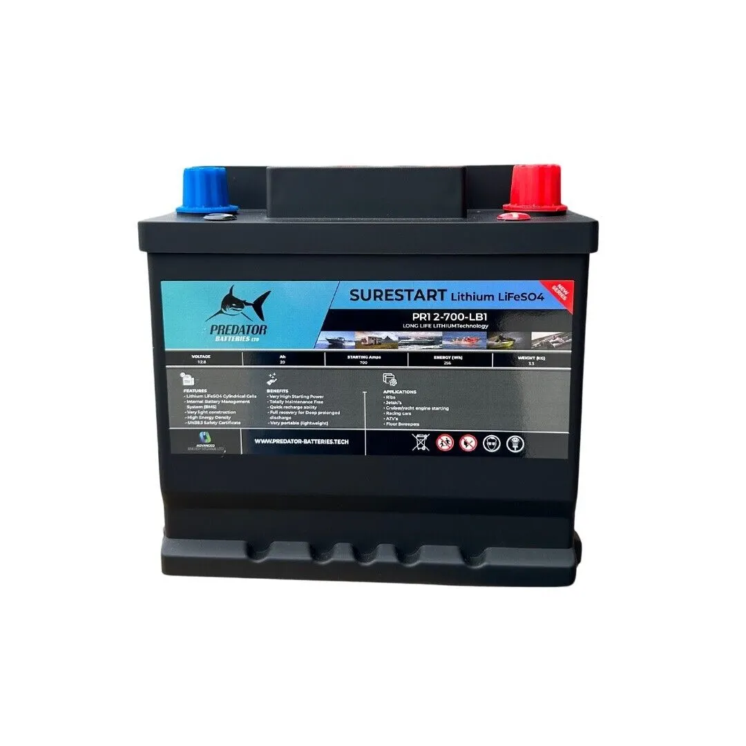 Predator Surestart Lithium Battery PR12-700-LB1 205*175*176 3.4 kg