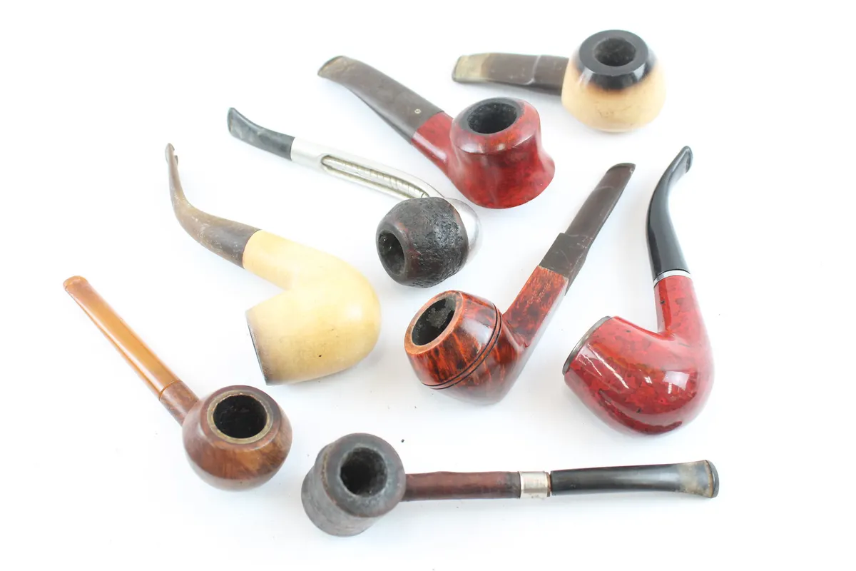 Estate Pipes Tobacciana Antique Vintage Joblot Inc Ropp Falcon Trafalgar Etc
