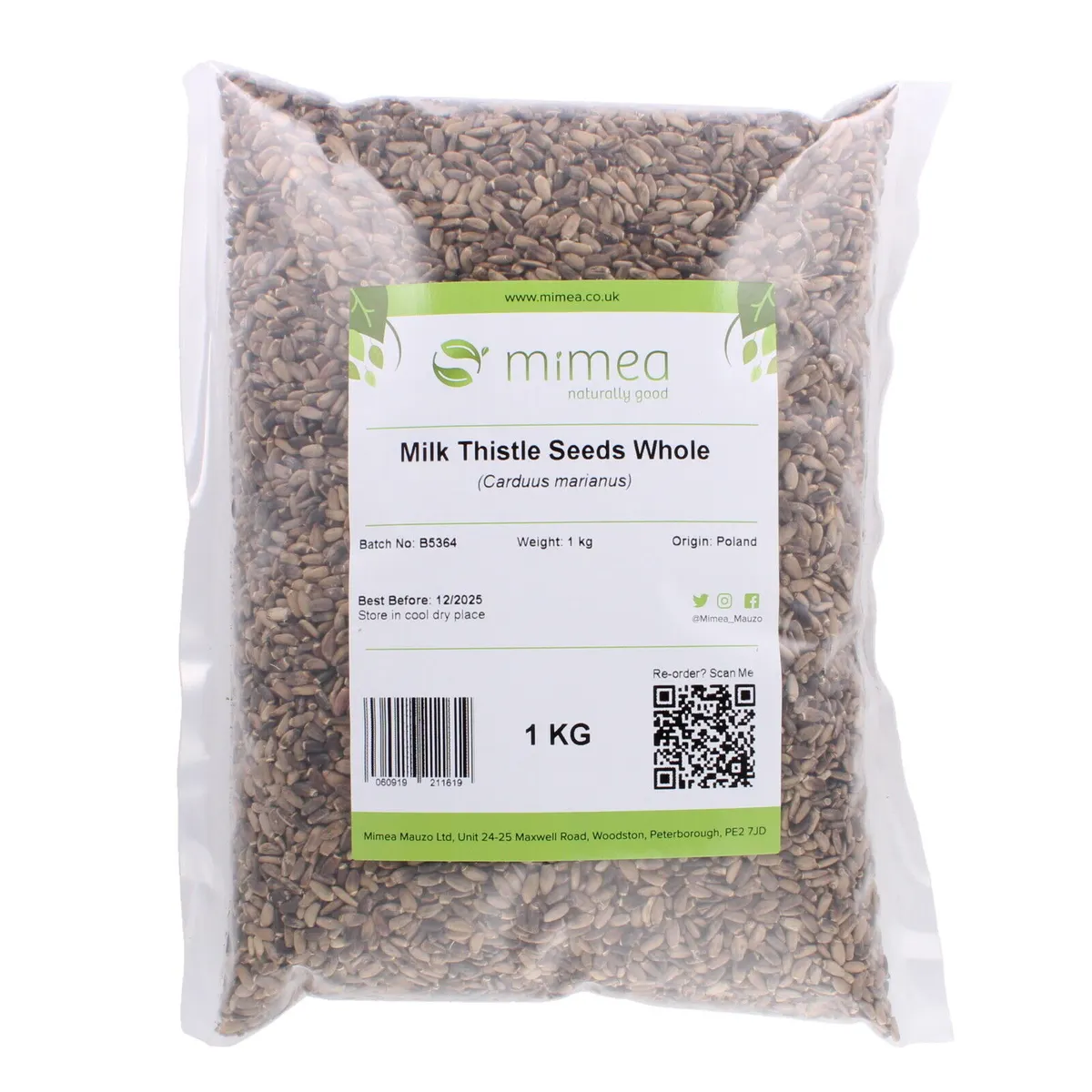 Milk Thistle Seed Whole 25kg