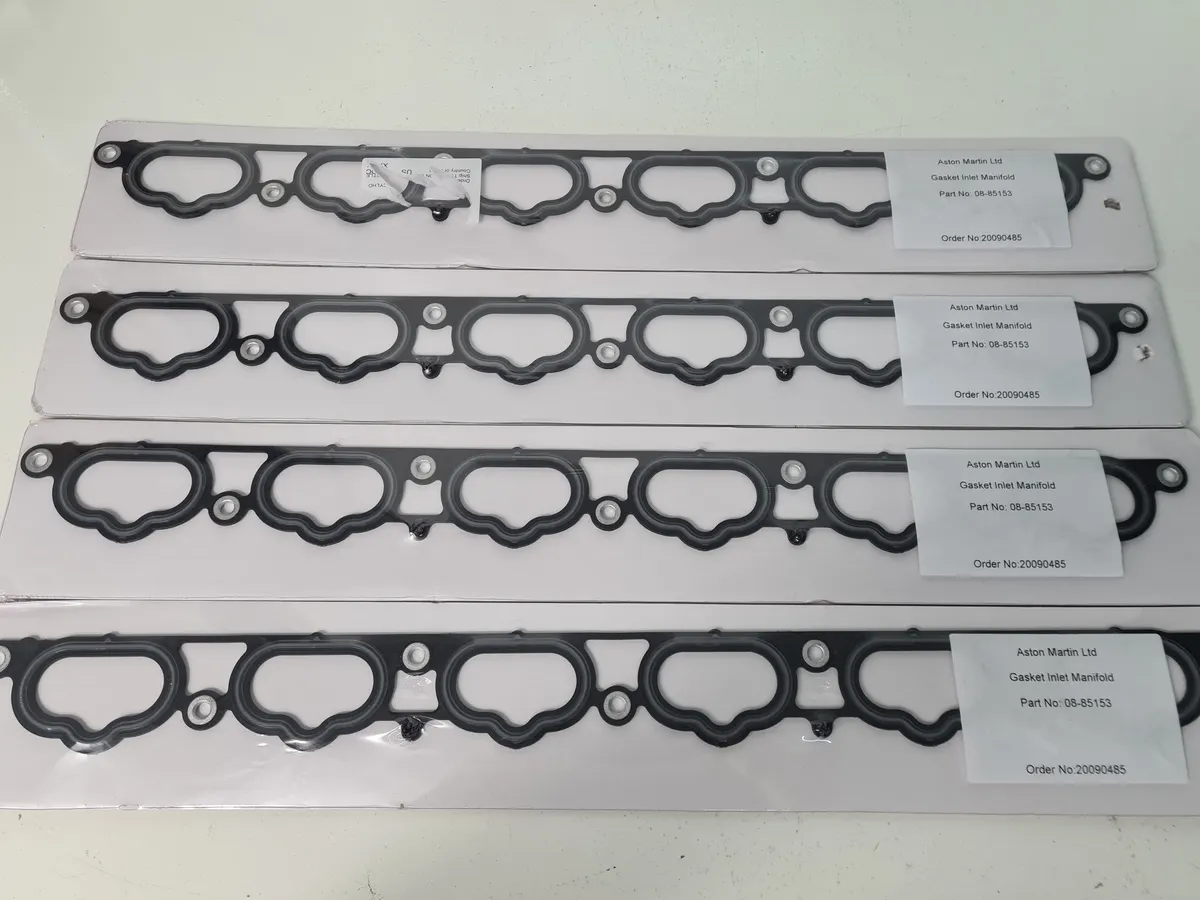 2x ASTON MARTIN DB7 V12 VANTAGE INDUCTION INLET MANIFOLD GASKET SET-08-85153-PK.