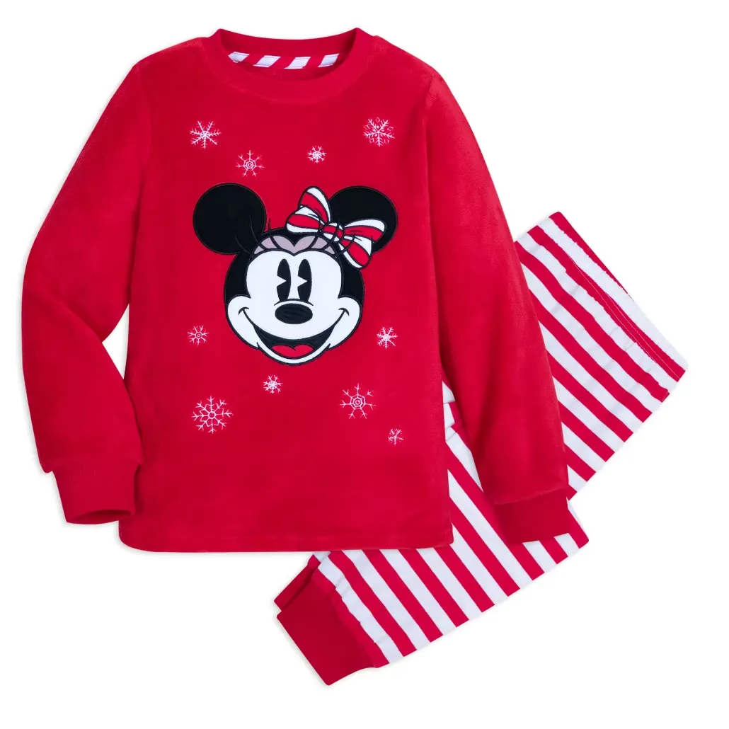 Minnie Mouse Festive Fleece Pyjamas For Kids (7-8 years)