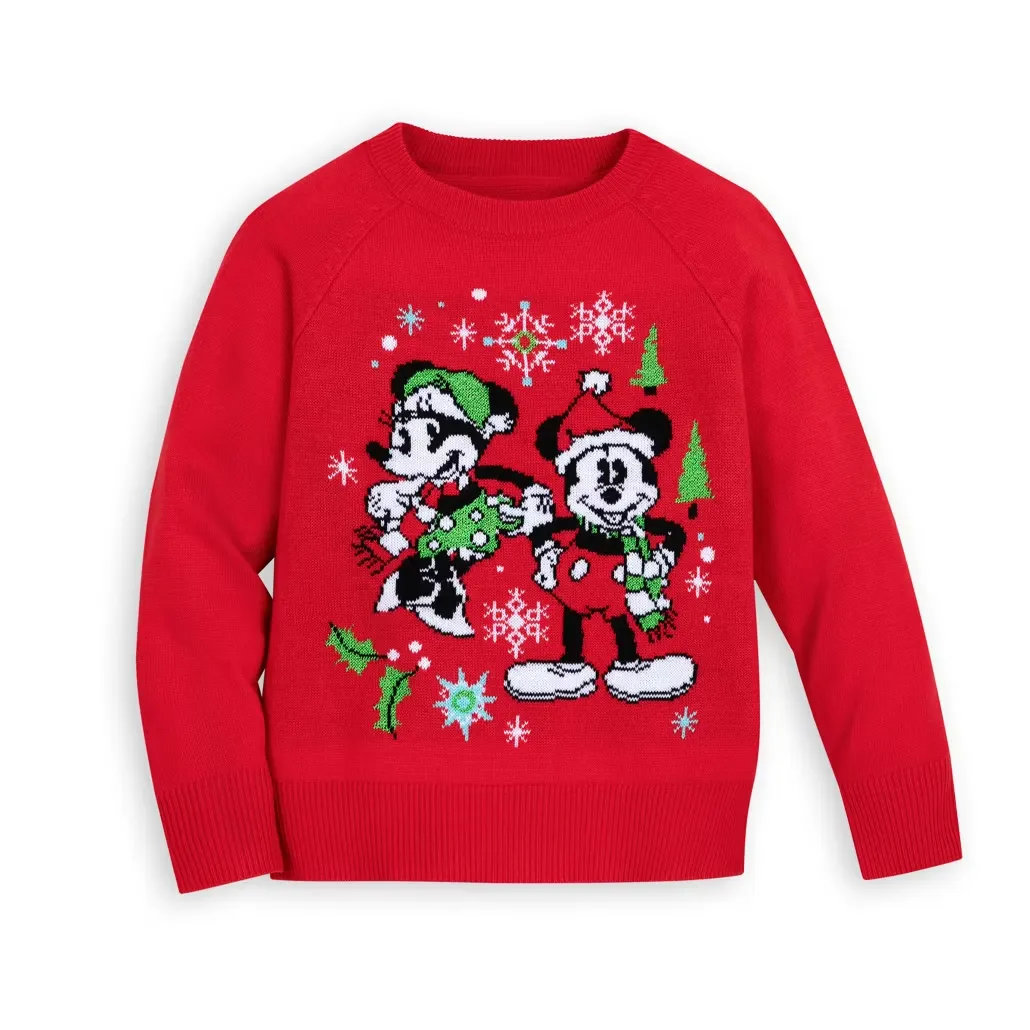 Mickey Mouse and Minnie Mouse Festive Jumper For Kids (4 Years)