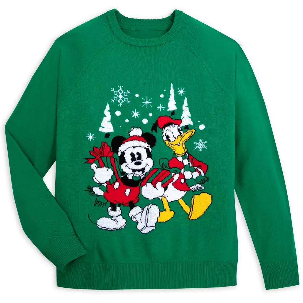 Mickey Mouse and Donald Duck Christmas Jumper for Kids (Age 9 -10)