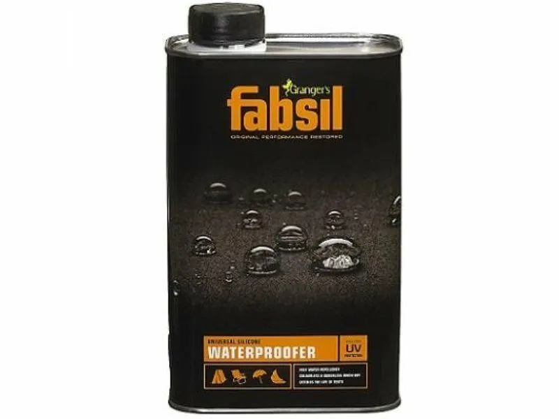 2 x 1L Fabsil GRAB51 Waterproofer Silicone Concentrate for Tents & Awnings Gold