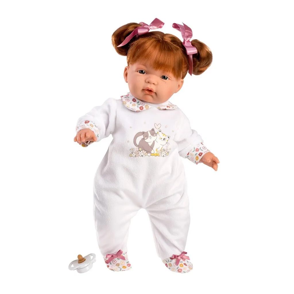 Llorens Joelle Kittens Baby Girl Doll 38cm  Realistic Vinyl Soft Body Toy Gift