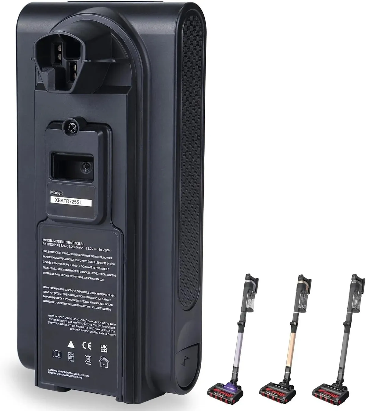 New Replacement Battery for Shark XBATR725SLEU 25.2V 2350mAh Stratos Vacuums