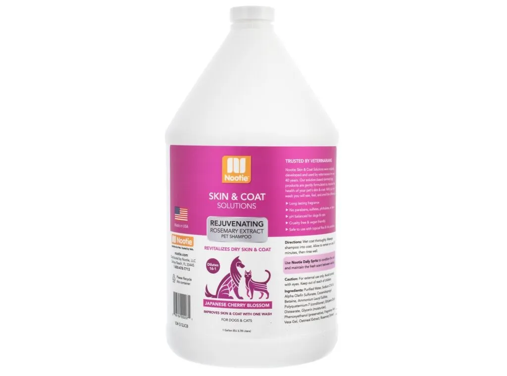 Nootie Rejuvenating Cherry Blossom with Rosemary Extract Pet Shampoo 3.8L