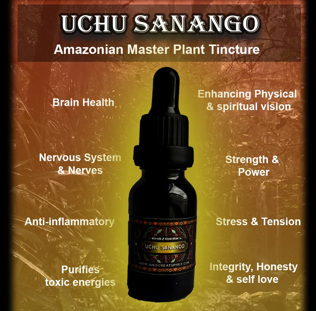 UCHU SANANGO 1:2 Tincture Herbal Remedy - Amazonian Plant Extract NEW 30ml