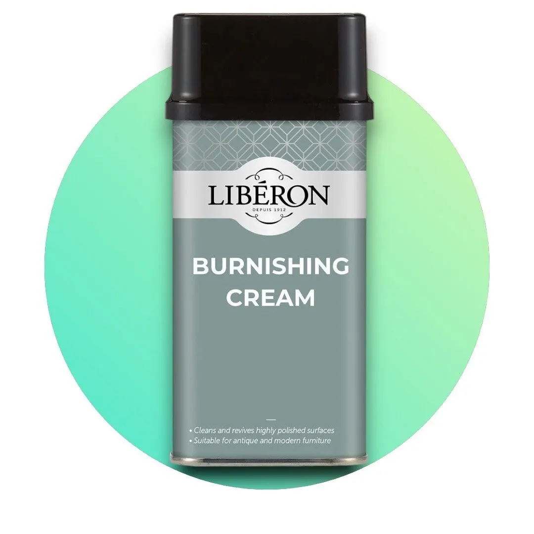 Liberon 126858 Burnishing Cream 250ml For French Polish Surfaces - NEW