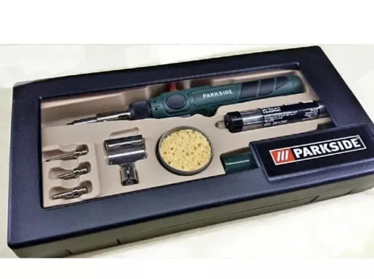 PARKSIDE 3-in-1 Gas Soldering Iron Kit Blow Torch Hot Air Gun New Sealed