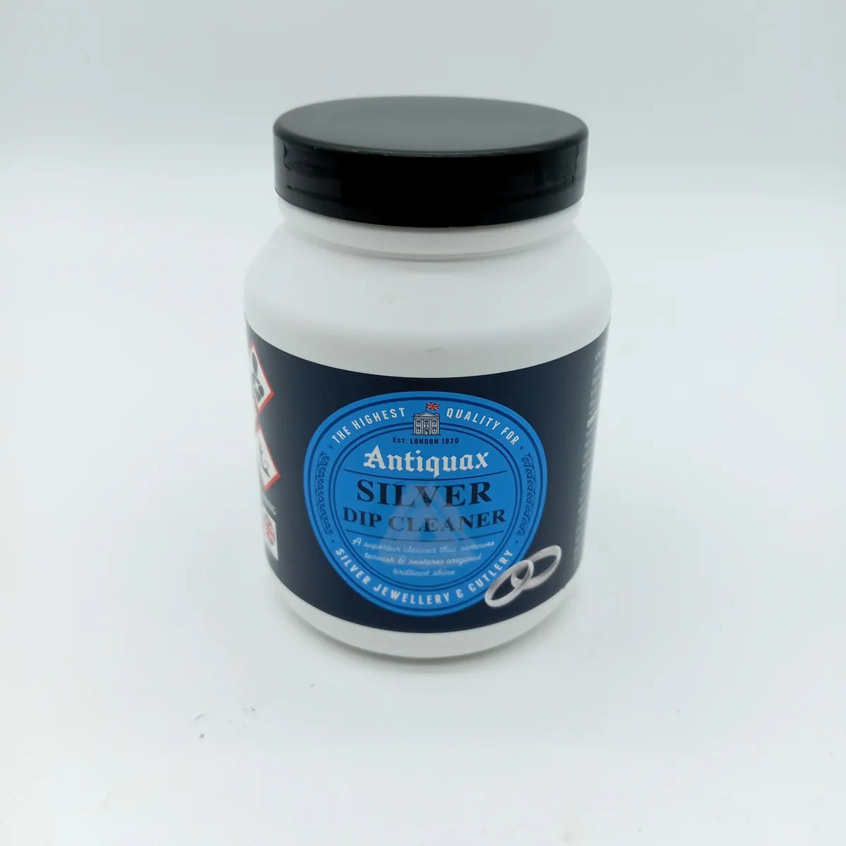 250ml Antiquax Silver Jewellery Dip Removes Tarnish from Silver Items & Cutlery