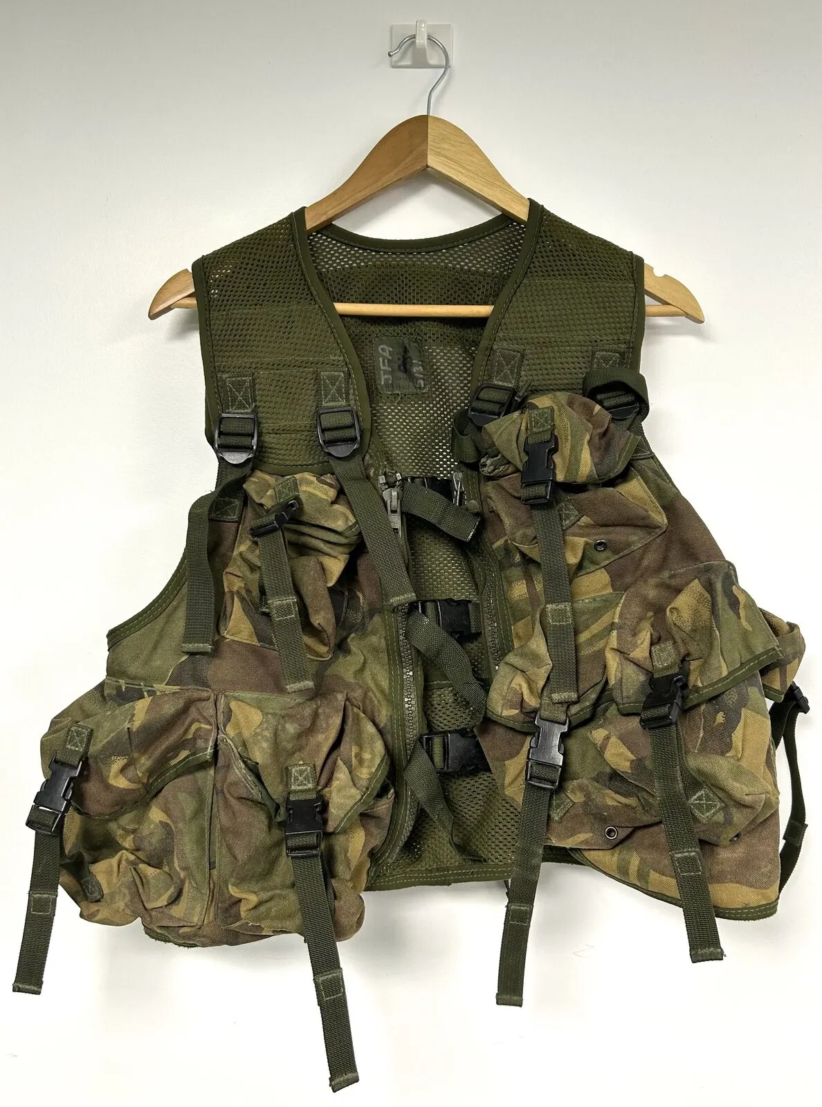 British Military Issue PLCE Woodland DPM Webbing Tactical Assault Vest - Used