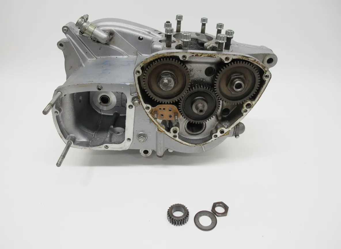 Vintage 1971 Triumph 650 T120 Motorcycle Engine Crankcases Used