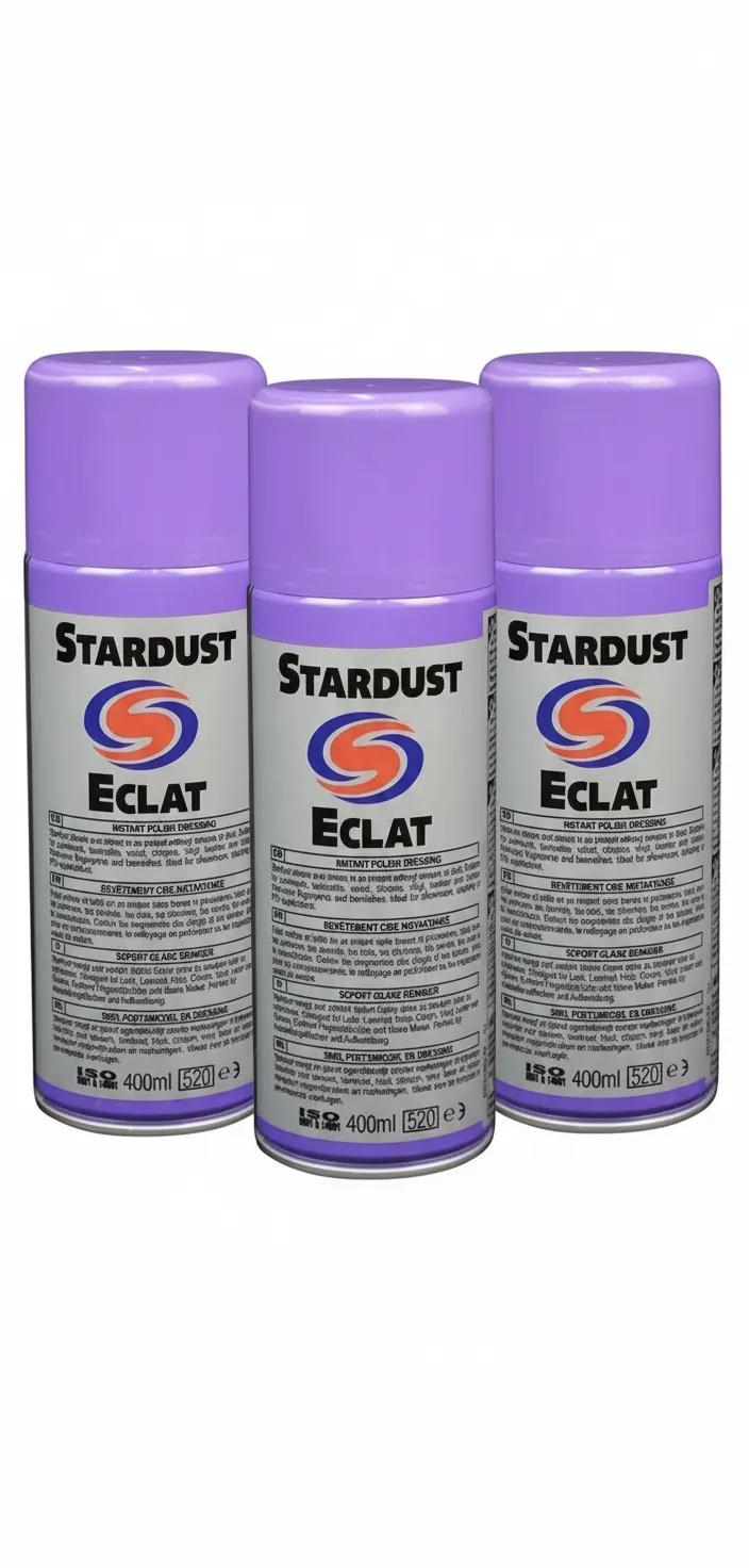 3x Autosmart Stardust Eclat Instant Car Polish Dressing 400ml Can NEW