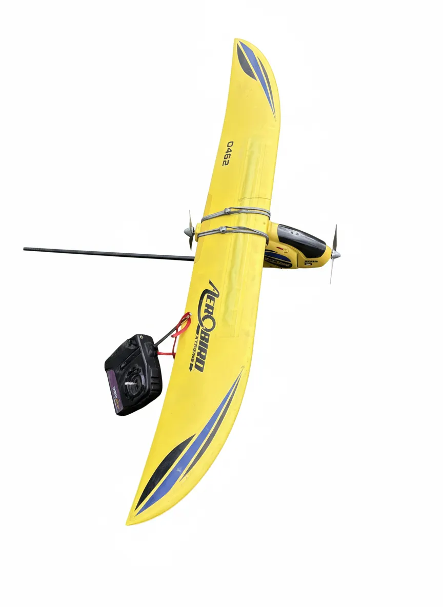 Hobbyzone Aerobird Swift RC Radio Controlled Plane - For Parts, Needs Repair