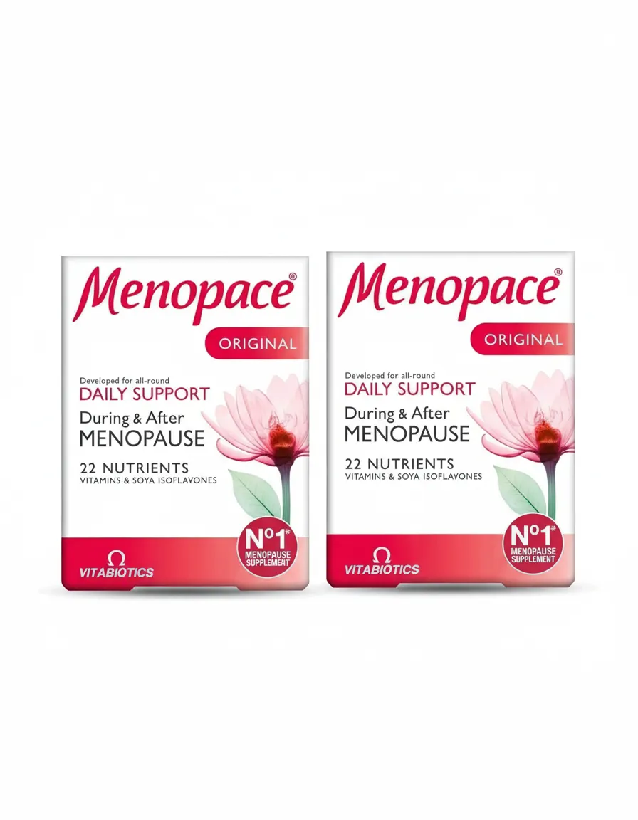2x Vitabiotics Menopace Original 90 Tablets - Expiry 02/2028