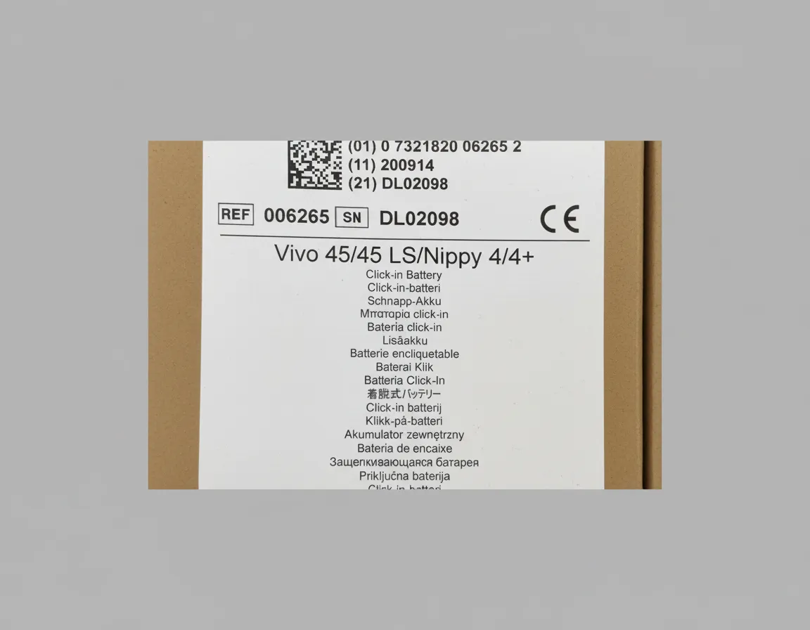 Breas 006265 Click-in Battery for Vivo 45 / NIPPY 4 Series 4.8V BRAND NEW