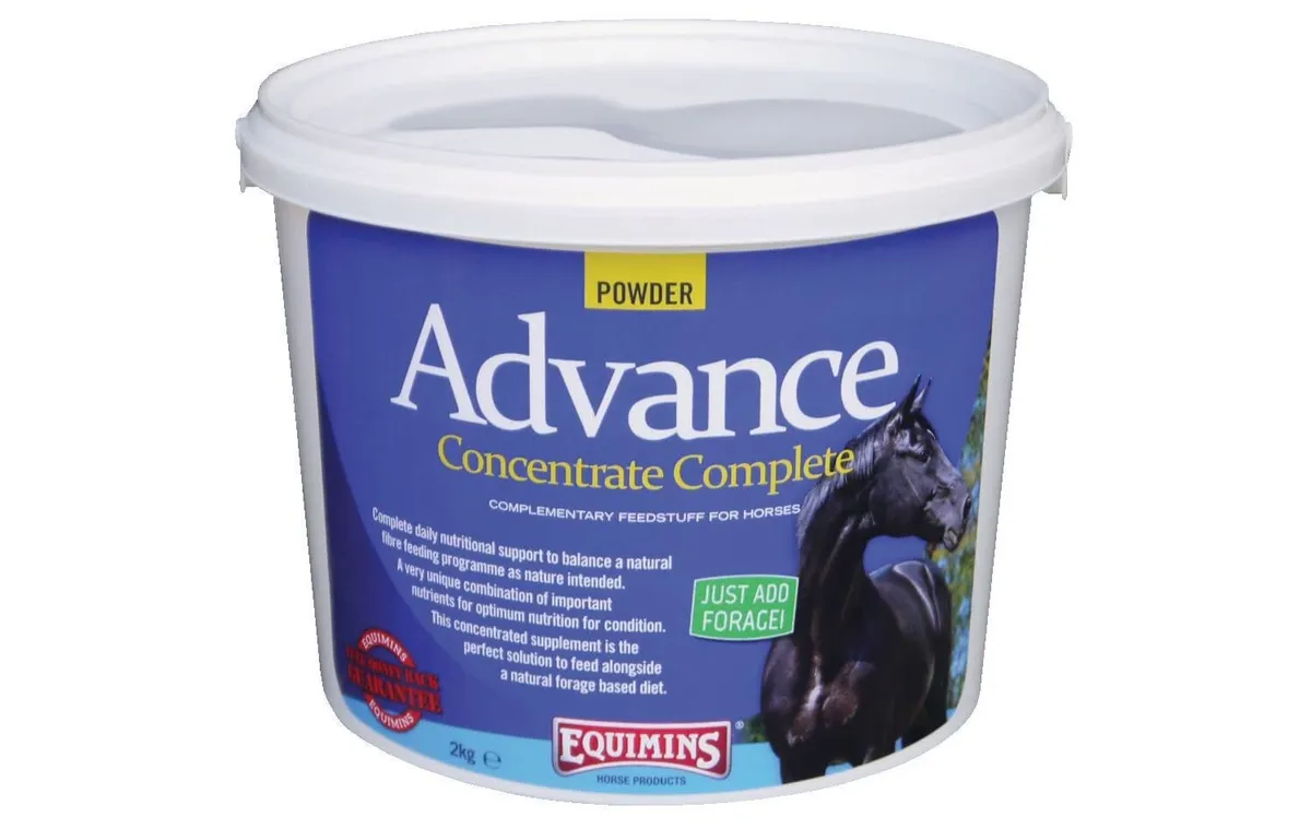 Equimins Advance Concentrate Complete Powder Horse Supplement 2kg NEW